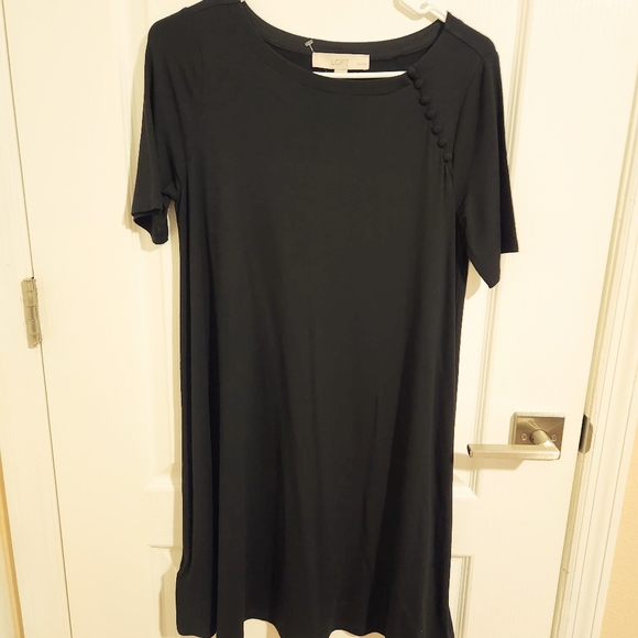 LOFT Black Mini Dress - Picture 4 of 4